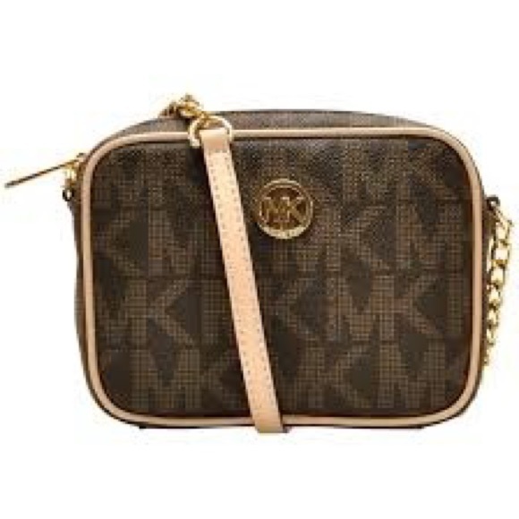 Michael Kors Brown & Tan Fulton Crossbody Small - Picture 5 of 5